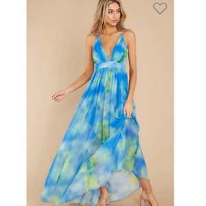 Multicolor maxi dress